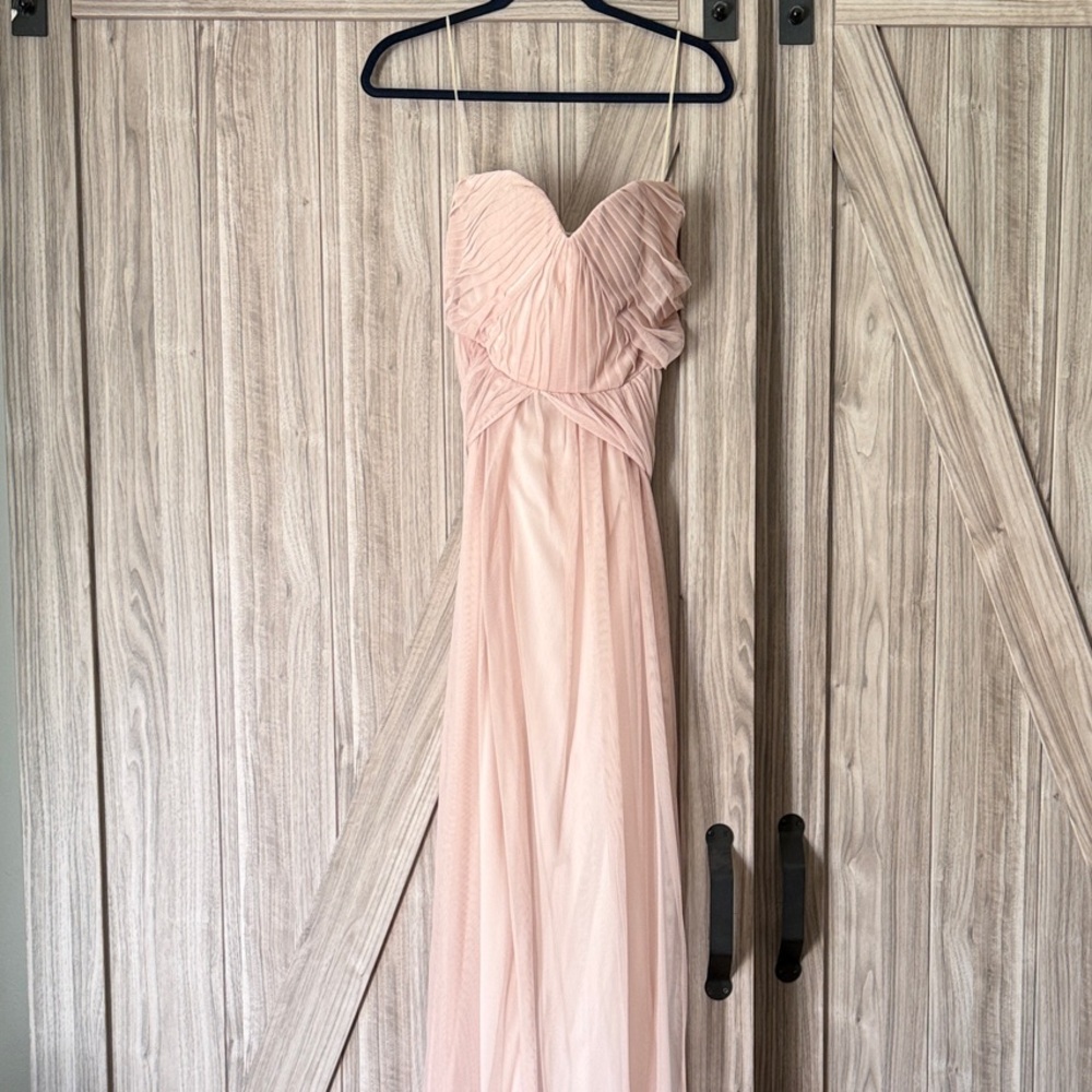 Birdy Grey Blush Strapless Gown
